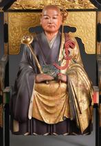 Grote zittende figuur die Sôtô-sect Zen-meester, Antiek en Kunst