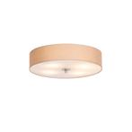 Landelijke plafondlamp beige 50 cm - Drum, Huis en Inrichting, Lampen | Overige, Nieuw, Overige stijlen