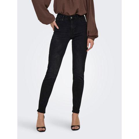 JDY Skinny fit jeans JDYFINA MW SKINNY ANKLE JNS BLK, Kleding | Dames, Spijkerbroeken en Jeans, Nieuw, Verzenden
