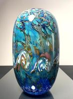 Maxence Parot - Vaas - Unieke vaas van cobalt en opalines,
