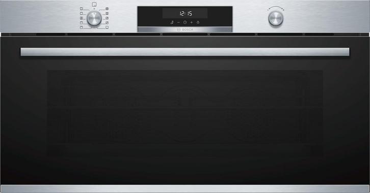 Bosch VBC5580S0 inbouw oven - roestvrijstaal - 90 cm. breed, Witgoed en Apparatuur, Ovens, Inbouw, Hete lucht, Nieuw, Oven met grill