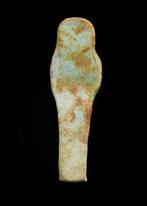 Oude Egypte, late periode Faience Shabti (Zonder