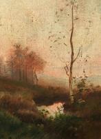 Russische Schule (XIX) - Landschaft am Bach