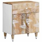 Mangohouten Nachtkastje | Tweedekansje | Stoer & Uniek, Huis en Inrichting, Slaapkamer | Nachtkastjes, Nieuw, 45 tot 65 cm, Hout
