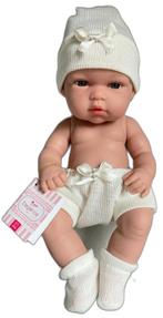 Arias baby pop 26 cm Babypop, gekleed met muts, Nieuw, Ophalen of Verzenden, Babypop