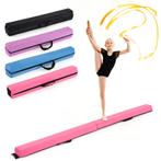 LIVSK Opvouwbare Evenwichtsbalk - Zacht Suède - Antislip - D, Verzenden, Nieuw