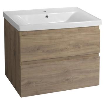 Aqualine Altair Wastafelmeubel 77,5x60x45cm, eiken emporio beschikbaar voor biedingen