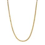 Gouden fantasie collier 40.5 cm 18 karaat, Verzenden, Zo goed als nieuw, Goud, Goud