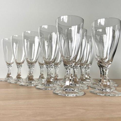 Champagne fluitje (20) - Glas - Champagneglazen, Antiek en Kunst, Antiek | Meubels | Tafels
