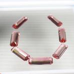 7 pcs Roze Toermalijn - 7.70 ct - nternational Colored, Nieuw