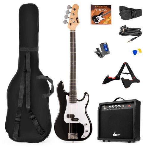 Retourdeal - Max Gigkit Basgitaar met 40 Watt versterker -, Muziek en Instrumenten, Snaarinstrumenten | Gitaren | Bas, Zo goed als nieuw