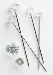 Oasis Diamant Pins Clear 5mm doosje Oasis© Diamant, Huis en Inrichting, Woonaccessoires | Kunstplanten en Kunstbloemen, Nieuw