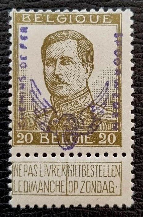 België 1915 - Belgische Spoorwegen - Flügelrad Spoorwegen, Postzegels en Munten, Postzegels | Europa | België