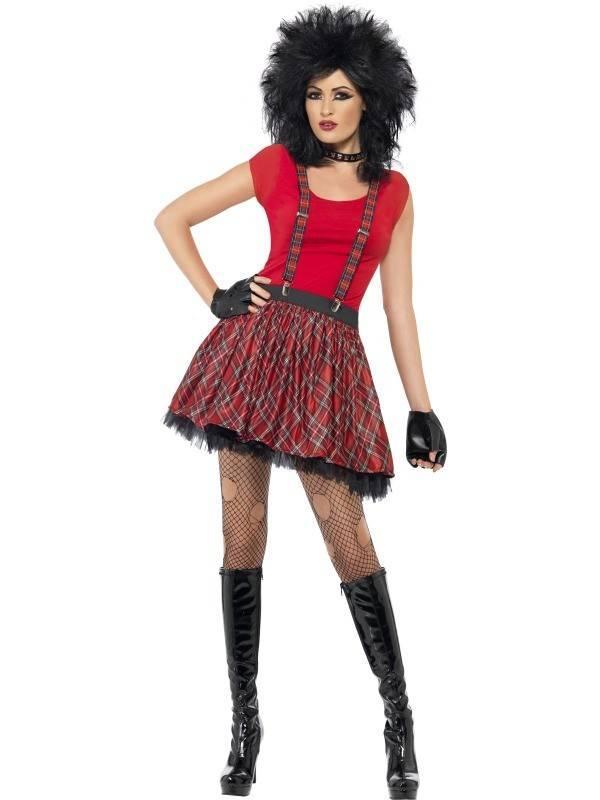 Punk set vrouw, Kleding | Dames, Carnavalskleding en Feestkleding, Nieuw, Ophalen of Verzenden