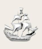 Zilveren Galjoen schip XL kettinghanger, Verzenden, Nieuw