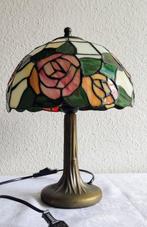 Tiffany Stil - Lampe - Tafellamp - Brons, Glas-in-lood