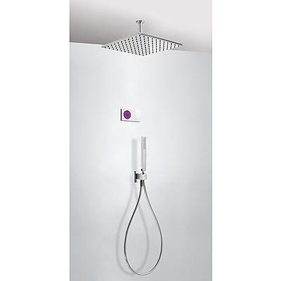 Tres electronische inbouw doucheset met regendouche chroom, Doe-het-zelf en Verbouw, Sanitair, Kraan, Nieuw, Chroom, Ophalen of Verzenden