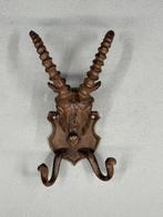 Decoratieve wandhaak in de vorm van een hertenkop - Kapstok, Antiek en Kunst, Curiosa en Brocante