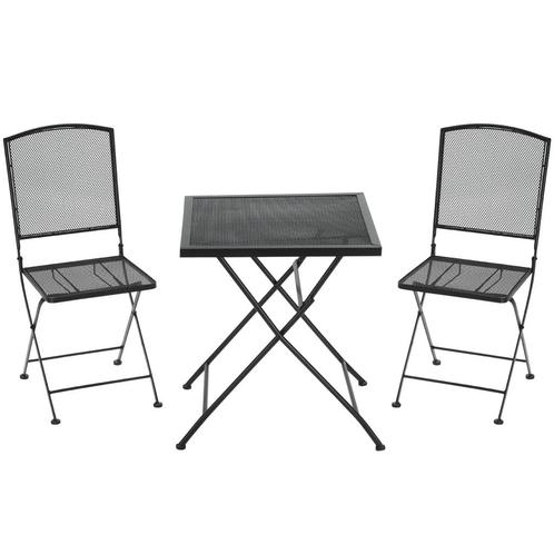 TRUUSK Tuin Zitgroep Bistro-Set 3 Personen Met 1 Tafel En 2, Tuin en Terras, Overige Tuin en Terras, Nieuw, Verzenden