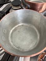 Pan (2) - Koper, Tin - Falk dikwandige pannen, Antiek en Kunst