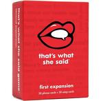 Thats What She Said Party Game-First Expansion (Diversen), Hobby en Vrije tijd, Gezelschapsspellen | Kaartspellen, Ophalen of Verzenden
