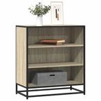 vidaXL Dressoir 68x35x76 cm bewerkt hout en metaal sonoma, Huis en Inrichting, Kasten | Dressoirs, Verzenden, Nieuw, Overige houtsoorten
