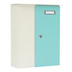 Profirst Brievenbus Ziefen wit- turquoise, Verzenden, Nieuw