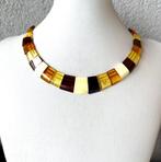 Natuurlijk Baltisch amber halsband breed ketting - Barnsteen, Nieuw