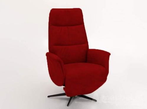 Relaxfauteuil Heino - relaxfauteuils - Rood, Huis en Inrichting, Stoelen, Rood, Nieuw, Leer