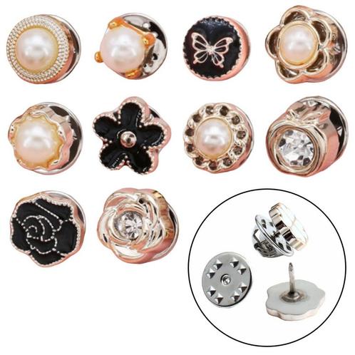 Fako Bijoux® - Pin Broche Mini - Steek Pin Knopen Set - 10, Sieraden, Tassen en Uiterlijk, Broches, Verzenden