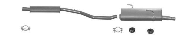 Complete uitlaat Einddemper + Middendemper Peugeot 206 2.0 G, Auto-onderdelen, Uitlaatsystemen, Nieuw, Verzenden