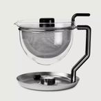 Mono Theepot 1,5L met Warmhoudplaat – RVS & Glas – Desig, Ophalen of Verzenden, Nieuw