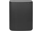 Brabantia Bo Touch Bin Prullenbak - 60 liter - Mineral, Verzenden, Zo goed als nieuw