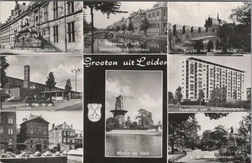 LEIDEN - Meerluik Groeten uit Leiden, Verzamelen, Ansichtkaarten | Nederland, Verzenden