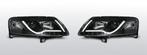 Koplampen Tube Light | Audi A6 C6 2004-2008 | zwart, Verzenden, Nieuw, Audi