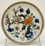 Vroeg 18e eeuws Chinees Imari porseleinen bord – bloemen en