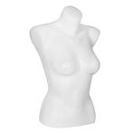 Plastic collection torso 1/2 model dame wit TR1110-01