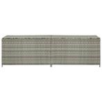 Tuinbox 200x50x60 cm poly rattan grijs (Schuurtjes-Rekken), Tuin en Terras, Verzenden, Nieuw
