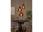 Lucide ROLLO - Hanglamp - 3xE27 - Dimbaar - Terracotta, Huis en Inrichting, Lampen | Hanglampen, Verzenden, Zo goed als nieuw