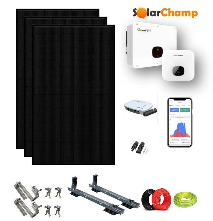 DOE-HET-ZELF complete zonnepanelen sets met 475/450W panelen, Doe-het-zelf en Verbouw, Zonnepanelen en Toebehoren, Compleet systeem