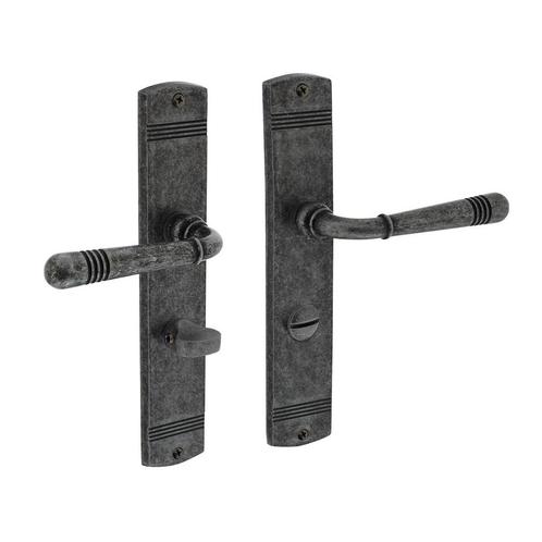 Intersteel Deurklink Emily op schild WC63/8 mm oud grijs, Doe-het-zelf en Verbouw, IJzerwaren en Bevestigingsmiddelen, Overige typen