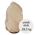 Himalaya Zoutlamp wit 28,5 kg - uniek stuk, Nieuw