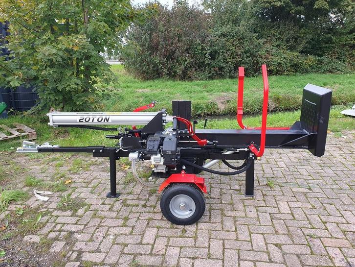 Kraffter houtklover 20T Kohler 196cc verticaal, Zakelijke goederen, Agrarisch | Werktuigen