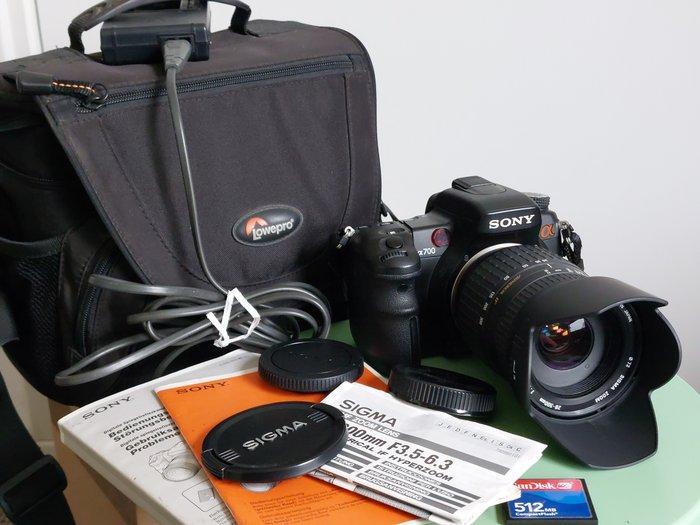 Sony DSLR - 700 & Sigma 28 - 300 / F 3.5 - 6.3 DL Hyperzoom, Audio, Tv en Foto, Fotocamera's Digitaal