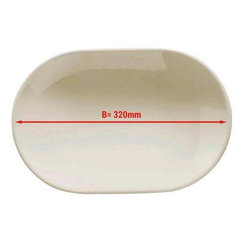 GGM Gastro | (12 stuks) TEOS - Schotel/bord - ovaal - |, Huis en Inrichting, Keuken | Servies, Effen, Nieuw, Bord(en), Verzenden