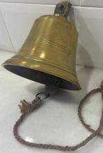 Scheepsbel - Verguld brons, Antiek en Kunst, Curiosa en Brocante