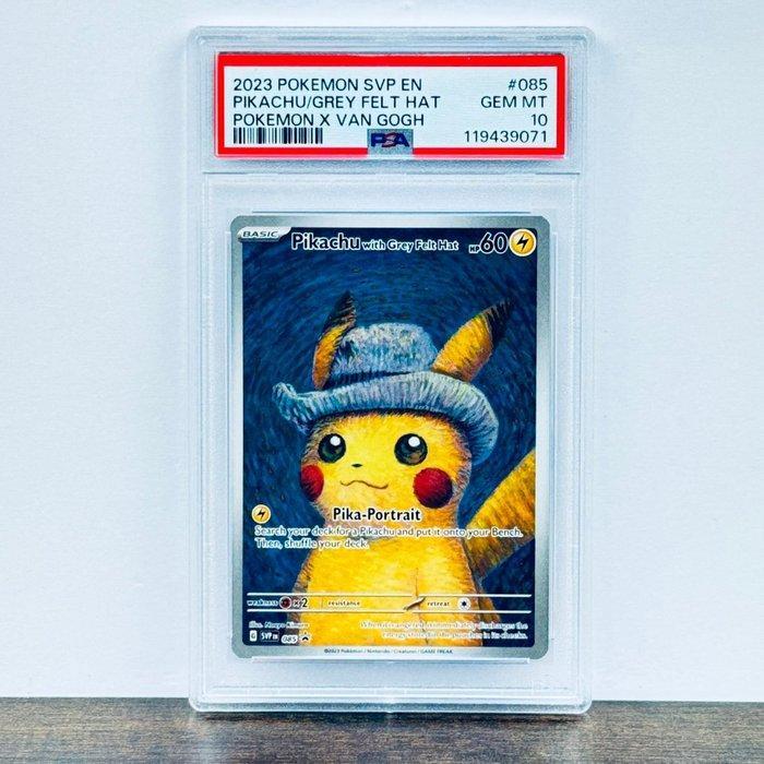 Pokémon Graded card - Pikachu with Grey Felt Hat (Van Gogh), Hobby en Vrije tijd, Verzamelkaartspellen | Pokémon