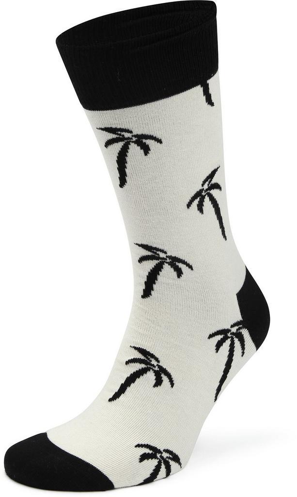 Happy Socks Sokken Palm Tree maat 41-46 Heren, Kleding | Heren, Sokken en Kousen, Zwart, Nieuw, Verzenden