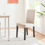 Eetkamerstoel set van 6 Hamburg eetkamerstoelen beige en zwa, Huis en Inrichting, Stoelen, Verzenden, Nieuw