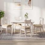 vidaXL Zitkussens 4 pcs Crème 40 x 40 cm Microvezel Stof, Huis en Inrichting, Woonaccessoires | Kussens, Verzenden, Nieuw